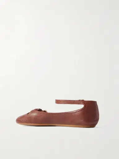 Chloé Misty Laser-cut Leather Ballet Flats | Thumbnail 3 Chloé Misty Laser-cut Leather Ballet Flats | Thumbnail 3