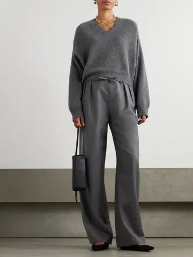 Loulou de Saison Anzor Cashmere Sweater | Thumbnail 2 Loulou de Saison Anzor Cashmere Sweater | Thumbnail 2