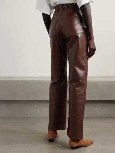 RÙADH The Quinn Leather Straight-leg Pants | Thumbnail 4 RÙADH The Quinn Leather Straight-leg Pants | Thumbnail 4