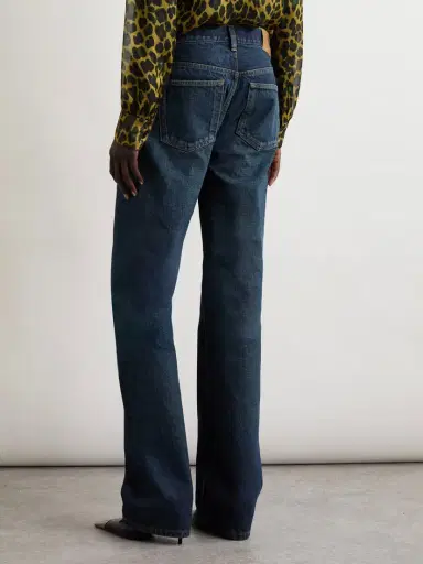 Saint Laurent Nico Mid-rise Straight-leg Jeans | Thumbnail 4 Saint Laurent Nico Mid-rise Straight-leg Jeans | Thumbnail 4