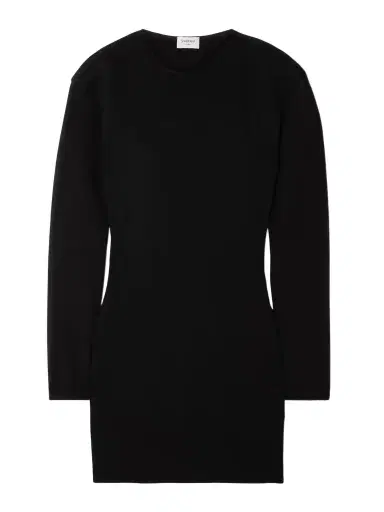Saint Laurent Wool-blend Mini Dress | Thumbnail 1 Saint Laurent Wool-blend Mini Dress | Thumbnail 1