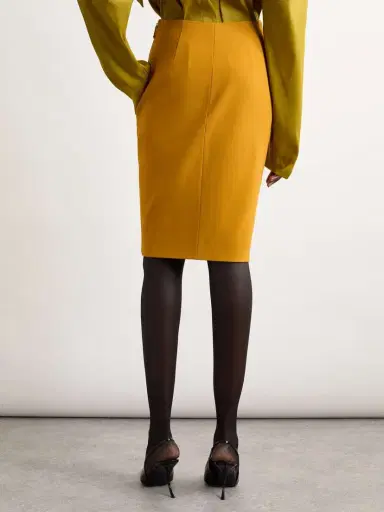 Saint Laurent Grain De Poudre Skirt | Thumbnail 4 Saint Laurent Grain De Poudre Skirt | Thumbnail 4