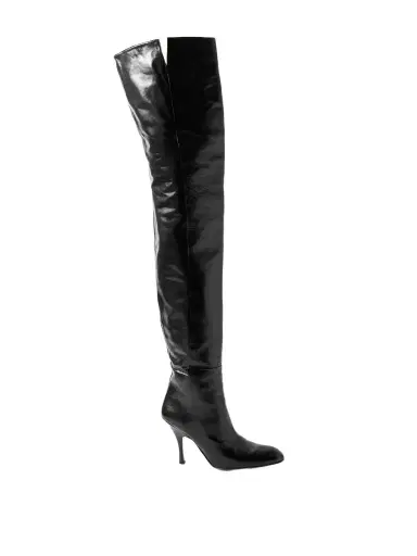 Khaite Colt Leather Over-the-knee Boots | Thumbnail 1 Khaite Colt Leather Over-the-knee Boots | Thumbnail 1
