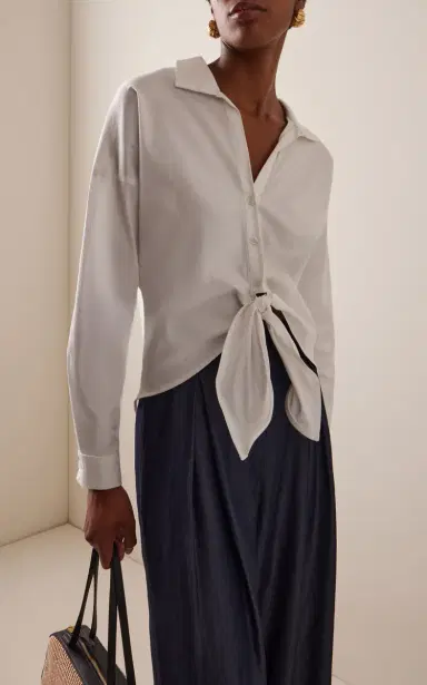 Andres Otalora Luz Envolvente Cotton-Poplin Shirt | Thumbnail 4 Andres Otalora Luz Envolvente Cotton-Poplin Shirt | Thumbnail 4