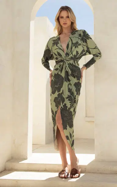 ANDRES OTALORA Nuestro Presente Jersey Midi Dress | Thumbnail 5 ANDRES OTALORA Nuestro Presente Jersey Midi Dress | Thumbnail 5