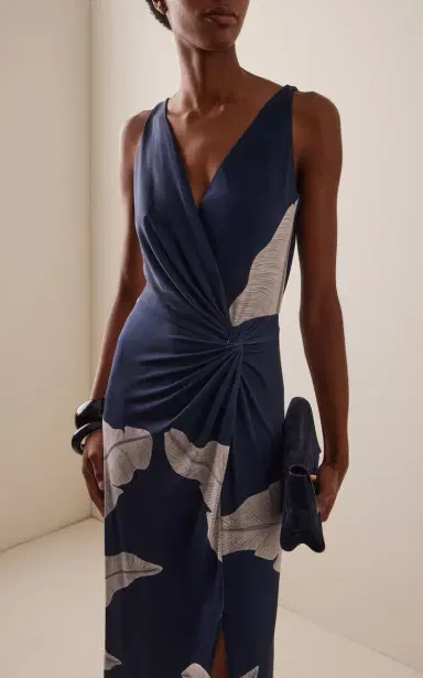 ANDRES OTALORA Paradiso Printed Jersey Maxi Dress | Thumbnail 3 ANDRES OTALORA Paradiso Printed Jersey Maxi Dress | Thumbnail 3