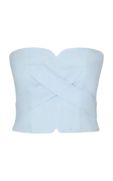 Andres Otalora Sea Incierto Linen Cropped Top | Thumbnail 7 Andres Otalora Sea Incierto Linen Cropped Top | Thumbnail 7