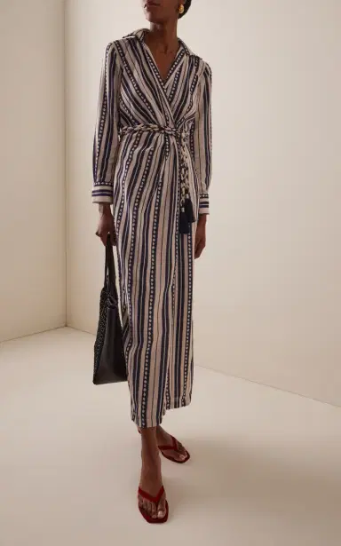 Andres Otalora Puerto Marino Linen Maxi Dress | Thumbnail 2 Andres Otalora Puerto Marino Linen Maxi Dress | Thumbnail 2