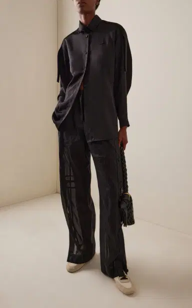 Moncler Genius x EE72 by Edward Enninful Satin Shirt | Thumbnail 2 Moncler Genius x EE72 by Edward Enninful Satin Shirt | Thumbnail 2