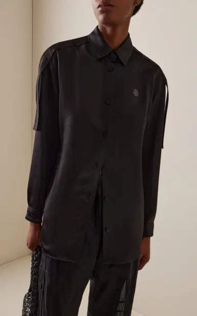 Moncler Genius x EE72 by Edward Enninful Satin Shirt | Thumbnail 3 Moncler Genius x EE72 by Edward Enninful Satin Shirt | Thumbnail 3