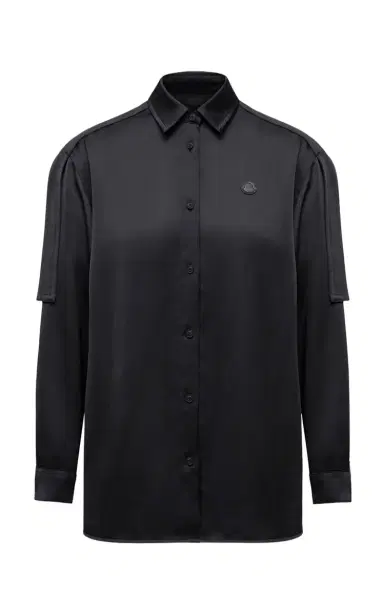 Moncler Genius x EE72 by Edward Enninful Satin Shirt | Thumbnail 1 Moncler Genius x EE72 by Edward Enninful Satin Shirt | Thumbnail 1