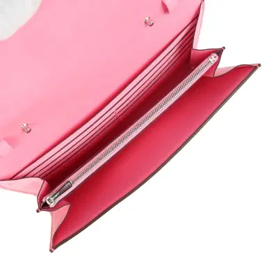 HERMÈS Hermes Constance To Go Wallet Bubblegum Ostrich Palladium Hardware | Thumbnail 8 HERMÈS Hermes Constance To Go Wallet Bubblegum Ostrich Palladium Hardware | Thumbnail 8