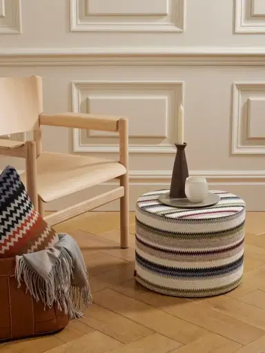 Missoni Striped Jacquard-knit Pouffe | Thumbnail 2 Missoni Striped Jacquard-knit Pouffe | Thumbnail 2