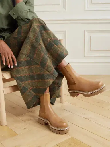 Christian Louboutin Emilia Pyraclou Studded Leather Chelsea Boots | Thumbnail 2 Christian Louboutin Emilia Pyraclou Studded Leather Chelsea Boots | Thumbnail 2