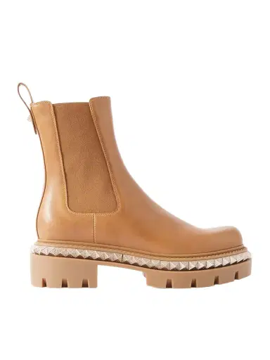 Christian Louboutin Emilia Pyraclou Studded Leather Chelsea Boots | Thumbnail 1 Christian Louboutin Emilia Pyraclou Studded Leather Chelsea Boots | Thumbnail 1
