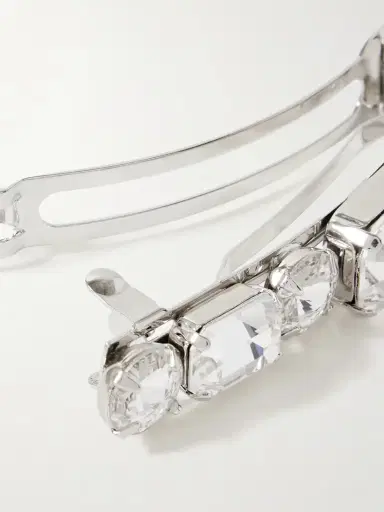 Jennifer Behr Justine Silver-tone Crystal Hair Clip | Thumbnail 4 Jennifer Behr Justine Silver-tone Crystal Hair Clip | Thumbnail 4