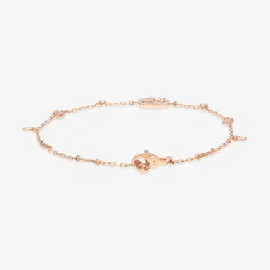 Gucci Gucci Interlocking G 18K Rose Gold Diamond Bracelet YBA729403001016 - S (6.3 by The Solist | Thumbnail 3 Gucci Gucci Interlocking G 18K Rose Gold Diamond Bracelet YBA729403001016 - S (6.3 by The Solist | Thumbnail 3