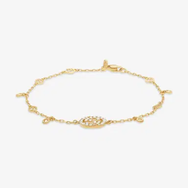 Gucci Gucci Interlocking G 18K Yellow Gold Diamond Bracelet YBA729403002016 - S (6.3 by The Solist | Thumbnail 2 Gucci Gucci Interlocking G 18K Yellow Gold Diamond Bracelet YBA729403002016 - S (6.3 by The Solist | Thumbnail 2