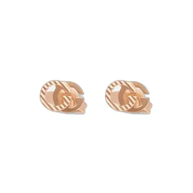 Gucci Gucci Running GG 18K Rose Gold Stud Earrings by The Solist | Thumbnail 1 Gucci Gucci Running GG 18K Rose Gold Stud Earrings by The Solist | Thumbnail 1