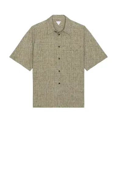 Bottega Veneta Multi Colour Fleck Viscose Shirt | Thumbnail 1 Bottega Veneta Multi Colour Fleck Viscose Shirt | Thumbnail 1