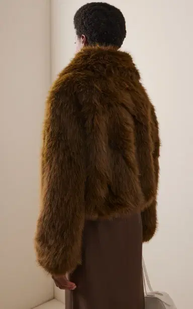 The Frankie Shop Hope Faux Fur Jacket | Thumbnail 5 The Frankie Shop Hope Faux Fur Jacket | Thumbnail 5