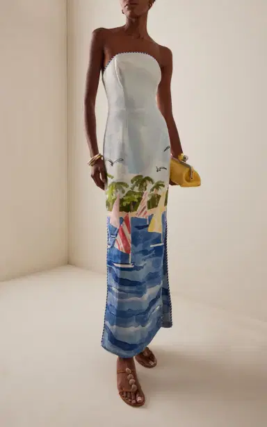 Leo Lin Ava Bustier Maxi Dress | Thumbnail 2 Leo Lin Ava Bustier Maxi Dress | Thumbnail 2