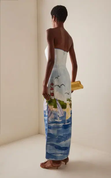 Leo Lin Ava Bustier Maxi Dress | Thumbnail 4 Leo Lin Ava Bustier Maxi Dress | Thumbnail 4