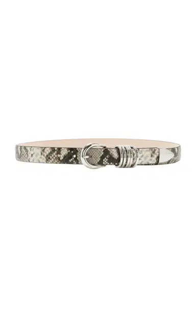 Déhanche Hollyhock Snake-Effect Leather Belt | Thumbnail 1 Déhanche Hollyhock Snake-Effect Leather Belt | Thumbnail 1