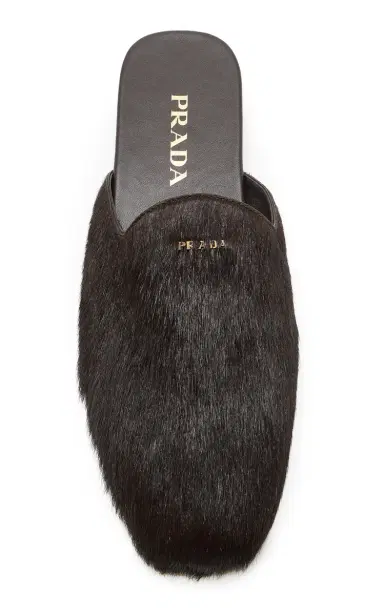 Prada Pony Hair Mules | Thumbnail 3 Prada Pony Hair Mules | Thumbnail 3