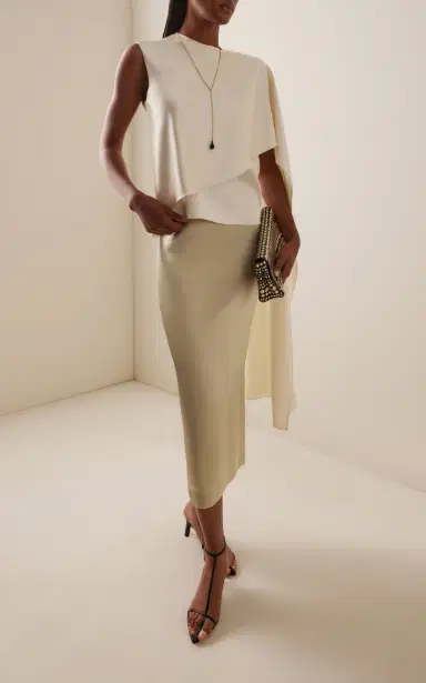 Heirlome Exclusive Carmen Cape-Sleeve Silk Top | Thumbnail 2 Heirlome Exclusive Carmen Cape-Sleeve Silk Top | Thumbnail 2