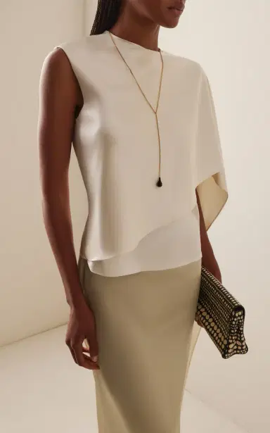 Heirlome Exclusive Carmen Cape-Sleeve Silk Top | Thumbnail 3 Heirlome Exclusive Carmen Cape-Sleeve Silk Top | Thumbnail 3