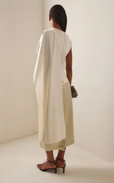 Heirlome Exclusive Carmen Cape-Sleeve Silk Top | Thumbnail 4 Heirlome Exclusive Carmen Cape-Sleeve Silk Top | Thumbnail 4