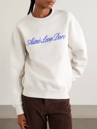 Aimé Leon Dore Logo-print Cotton-jersey Sweatshirt | Thumbnail 3 Aimé Leon Dore Logo-print Cotton-jersey Sweatshirt | Thumbnail 3