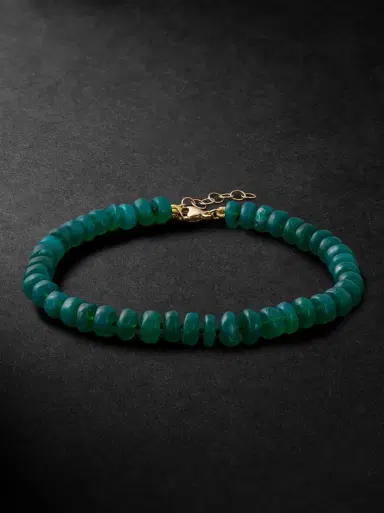 JIA JIA Jumbo 14-Karat Gold Opal Beaded Bracelet - Men | Thumbnail 1 JIA JIA Jumbo 14-Karat Gold Opal Beaded Bracelet - Men | Thumbnail 1