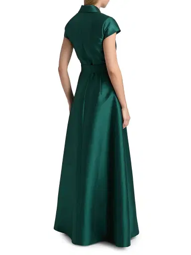 SACHIN & BABI Women's Etienne Shawl Collar Wrap Gown | Thumbnail 5 SACHIN & BABI Women's Etienne Shawl Collar Wrap Gown | Thumbnail 5