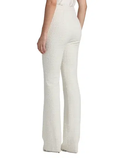 Badgley Mischka Women's Bouclé Tailored Flare Pants - | Thumbnail 5 Badgley Mischka Women's Bouclé Tailored Flare Pants - | Thumbnail 5
