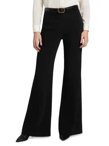 Nili Lotan Women's Effy Flared Pants - Black | Thumbnail 3 Nili Lotan Women's Effy Flared Pants - Black | Thumbnail 3