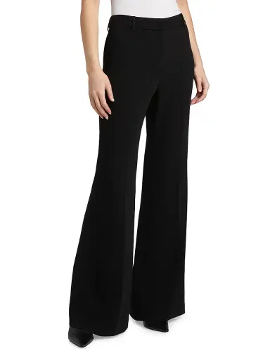 Nili Lotan Women's Effy Flared Pants - Black | Thumbnail 4 Nili Lotan Women's Effy Flared Pants - Black | Thumbnail 4