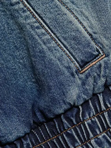 Nili Lotan Women's Najac Denim Jacket - Simon Wash | Thumbnail 7 Nili Lotan Women's Najac Denim Jacket - Simon Wash | Thumbnail 7