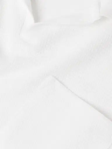 Vince Men's Birdseye Cotton Johnny Collar Shirt - Optic White | Thumbnail 6 Vince Men's Birdseye Cotton Johnny Collar Shirt - Optic White | Thumbnail 6