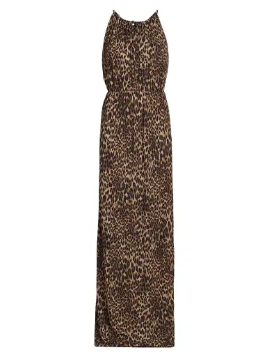Nili Lotan Women's Vesper Leopard Print Maxi Dress | Thumbnail 1 Nili Lotan Women's Vesper Leopard Print Maxi Dress | Thumbnail 1
