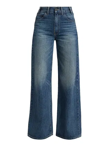 Nili Lotan Women's Salome Wide-Leg Jeans - Simon Wash | Thumbnail 1 Nili Lotan Women's Salome Wide-Leg Jeans - Simon Wash | Thumbnail 1