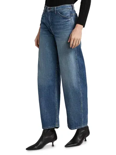 Nili Lotan Women's Tribeca Relaxed Jeans - Classic Wash - Size 32 | Thumbnail 4 Nili Lotan Women's Tribeca Relaxed Jeans - Classic Wash - Size 32 | Thumbnail 4