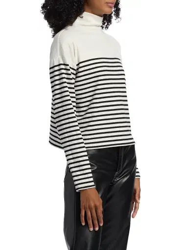 rag & bone Women's The Knit Striped Turtleneck Long-Sleeve Top | Thumbnail 4 rag & bone Women's The Knit Striped Turtleneck Long-Sleeve Top | Thumbnail 4