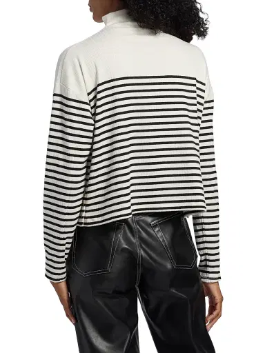 rag & bone Women's The Knit Striped Turtleneck Long-Sleeve Top | Thumbnail 5 rag & bone Women's The Knit Striped Turtleneck Long-Sleeve Top | Thumbnail 5