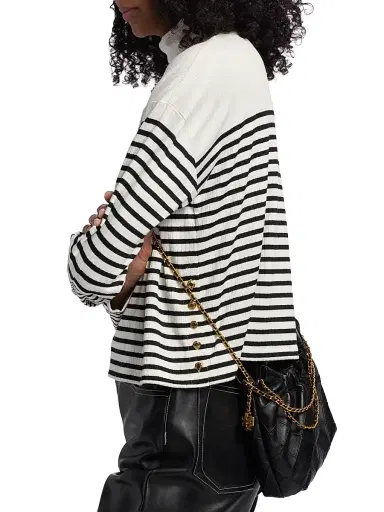 rag & bone Women's The Knit Striped Turtleneck Long-Sleeve Top | Thumbnail 6 rag & bone Women's The Knit Striped Turtleneck Long-Sleeve Top | Thumbnail 6