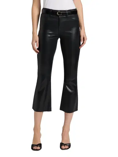 L'Agence Women's Kendra Coated Crop Flare Jeans - Metro Coated - Size 31 | Thumbnail 3 L'Agence Women's Kendra Coated Crop Flare Jeans - Metro Coated - Size 31 | Thumbnail 3