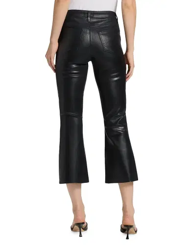 L'Agence Women's Kendra Coated Crop Flare Jeans - Metro Coated - Size 31 | Thumbnail 5 L'Agence Women's Kendra Coated Crop Flare Jeans - Metro Coated - Size 31 | Thumbnail 5