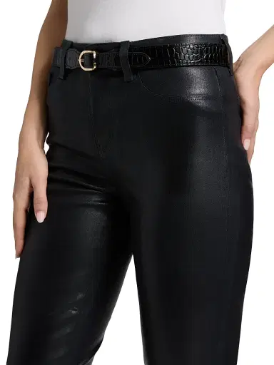 L'Agence Women's Kendra Coated Crop Flare Jeans - Metro Coated - Size 31 | Thumbnail 6 L'Agence Women's Kendra Coated Crop Flare Jeans - Metro Coated - Size 31 | Thumbnail 6