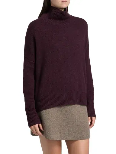 Lisa Yang Women's Heidi Relaxed-Fit Cashmere Sweater - Mahogany - Size Small | Thumbnail 4 Lisa Yang Women's Heidi Relaxed-Fit Cashmere Sweater - Mahogany - Size Small | Thumbnail 4